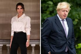 Victoria Beckham and Boris Johnson both trend today (Getty)