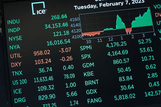 Share prices are recovering after having been hit by the banking crisis over the past week (image: Getty Images)