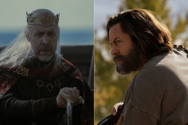 Paddy Considine and Nick Offerman are already being called Emmy favourites before nominations have been revealed (Credit: HBO)