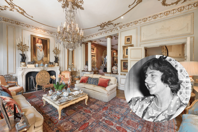 The Belgravia property that once resided Princess Katherine of Greece has been listed on the property market for £39.5 million (Credit: Getty Images/Alex Winship)