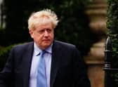 Former prime minister Boris Johnson leaves his home in London. Mr Johnson will give evidence as to whether he knowingly misled Parliament over partygate at a hearing of the Commons Privileges Committee in Portcullis House in central London. Picture date: Wednesday March 22, 2023. Credit: PA