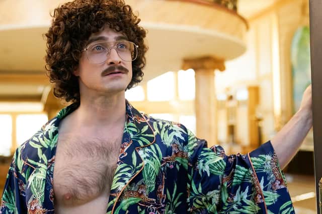 Daniel Radcliffe as the one and only Weird Al Yankovic (Photo: Roku)