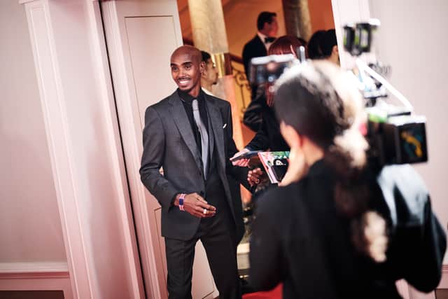 LONDON, ENGLAND - NOVEMBER 16: Mo Farah attends the GQ Men Of The Year Awards 2022 at The Mandarin Oriental Hyde Park on November 16, 2022 in London, England. (Photo by Gareth Cattermole/Getty Images)