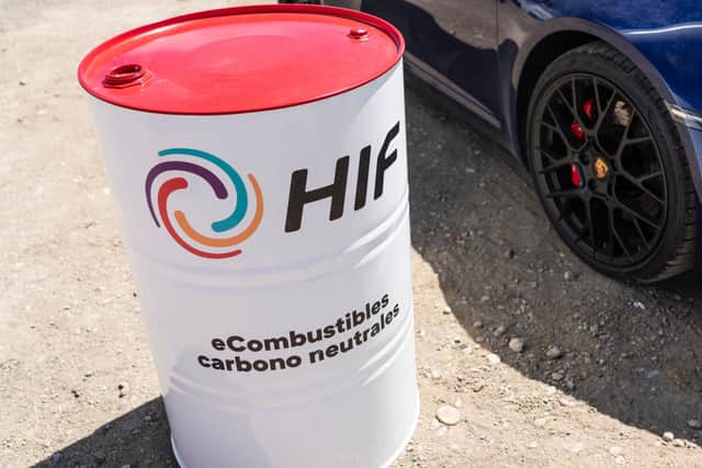 Porsche is among the car makers investing in e-fuel research (Photo: Porsche AG))