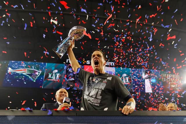 Tom Brady guided the New England Patriots to glory in the Super Bowl in 2017. (Getty Images)