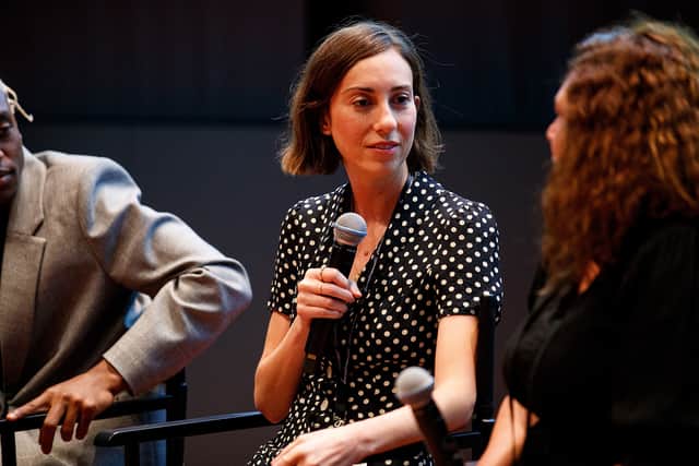 BENTONVILLE, ARKANSAS - JUNE 22: Gia Coppola, director of "The Seven Faces of Jane," speaks at the "The Seven Faces of Jane" question and answer panel during the Bentonville Film Festival  on June 22, 2022 in Bentonville, Arkansas. (Photo by Justin Ford/Getty Images for Bentonville Film Festival)