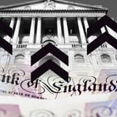 The Bank of England is making its latest interest rates announcement (images: Adobe/AFP/Getty Images)