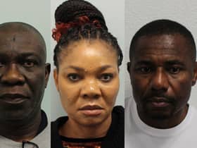 Ike Ekweremadu, Beatrice Ekweremadu and Obinna Obeta have been found guilty  of conspiring to arrange the travel of a man to exploit him for his body part (Photos: Metropolitan Police)
