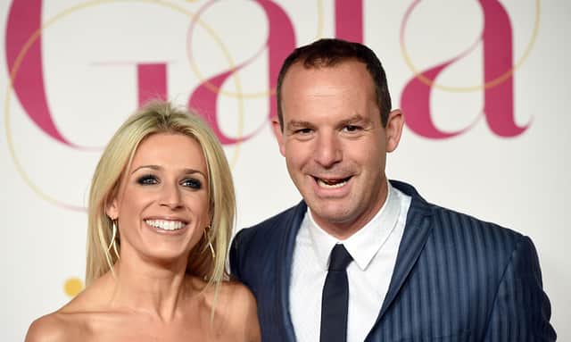 Martin Lewis (R) and wife, Lara, attend the ITV Gala at London Palladium on November 19, 2015 in London, England. (Photo by Stuart C. Wilson/Getty Images)