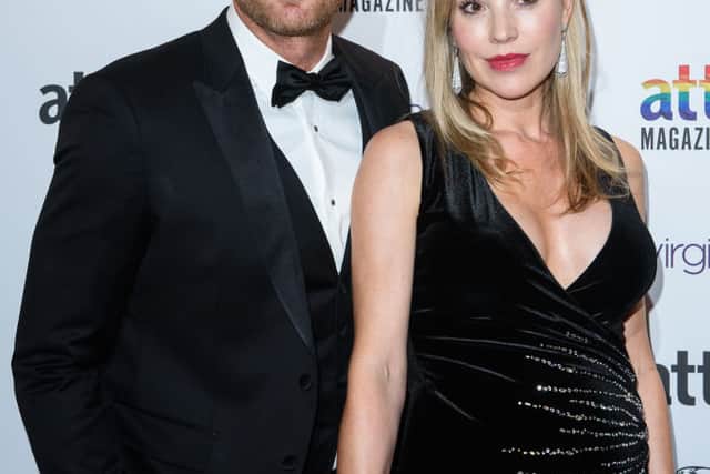 Freddie Flintoff and Rachael Flintoff attend the 2019 Attitude Awards at The Roundhouse on October 09, 2019 in London, England. (Photo by Joe Maher/Getty Images)