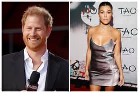 Prince Harry and Kourtney Kardashian are making the headlines today. Photos by Getty