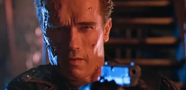 Arnold Schwarzenegger's title character in Terminator 2: Judgment Day.