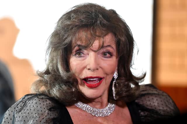 Joan Collins appeared in an episode of Coronation Street in 1997 (Photo: Anthony Devlin/Getty Images)
