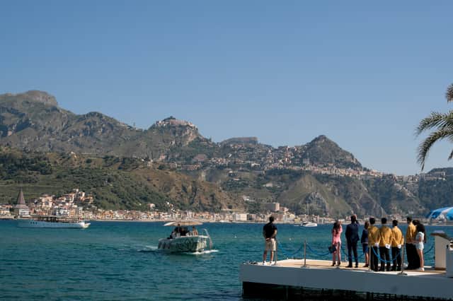 The port of Taormina, Sicily - the location for The White Lotus Season 2 (Credit: Fabio Lovino/HBO)