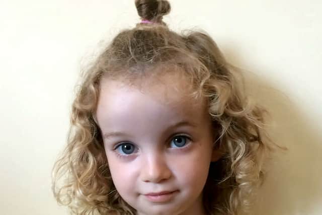 Three-year-old Estlin sadly died after the crash (Photo: Amy Dutil-Wall / SWNS)