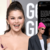 Selena Gomez has taken to social media to implore fans to stop harassing Hailey Bieber (Credit: Getty Images/Instagram)