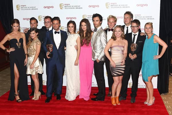 The cast of Made in Chelsea picking up the BAFTA for Best Reality and Constructed Factual show in 2013 (Photo: Tim P. Whitby/Getty Images)