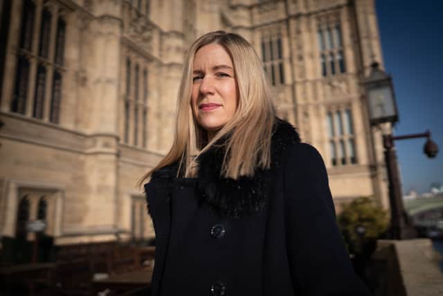 Labour frontbencher Ellie Reeves who has said that rape has effectively been decriminalised under the Conservative Party because they lack the political will to tackle violence against women and girls. Credit: PA