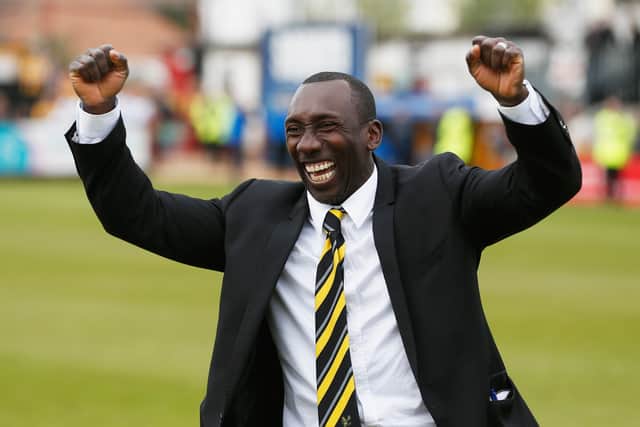 Jimmy Floyd Hasselbaink has had two spells in charge of Burton Albion as manager. (Getty Images)