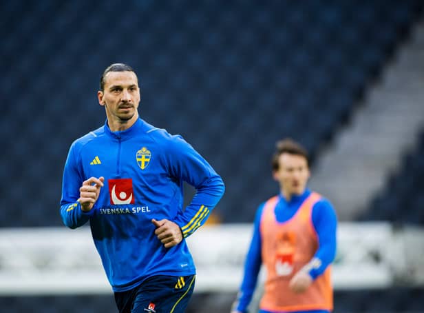 Zlatan Ibrahimovic made his 122nd international appearance during Sweden’s 3-0 loss to Belgium. (Getty Images)