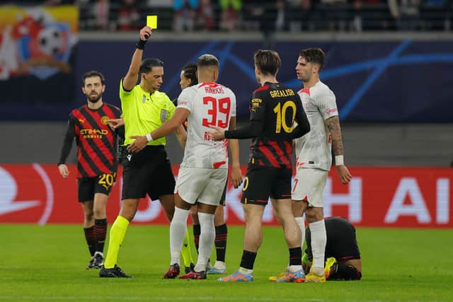 Serdar Gozubuyuk was the referee for Manchester City’s clash with RB Leipzig. (Getty Images)