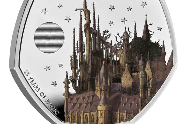 The coin is the final one in a collection celebrating 25 years since the first publication of Harry Potter And The Philosopher’s Stone. (Image by PA) 