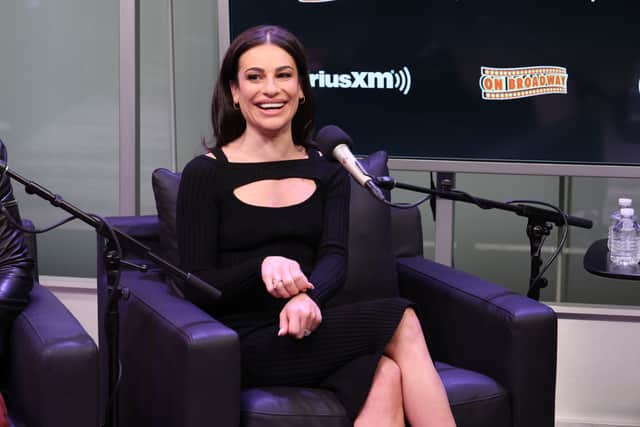 NEW YORK, NEW YORK - JANUARY 26: Lea Michele takes part in SiriusXM's Town Hall with Lea Michele and Ramin Karimloo from 'Funny Girl' hosted by Julie James at SiriusXM Studios on January 26, 2023 in New York City. (Photo by Cindy Ord/Getty Images for SiriusXM)