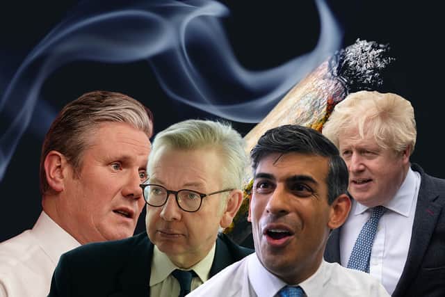 Drug policy researcher Volteface has compiled a list of every MP who has admitted using drugs, as the government poises to crackdown on antisocial behaviour (Photos: Getty and Adobe Stock)