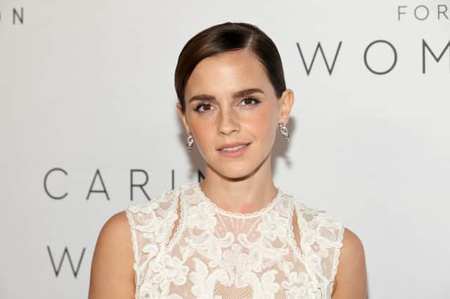 Emma Watson attends The Kering Foundation's Caring for Women dinner at The Pool on Park Avenue on September 15, 2022 in New York City. (Photo by Dia Dipasupil/Getty Images)