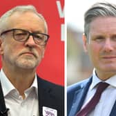 Corbyn (L) said that Starmer had "denigrated the democratic foundations" of Labour, ahead a move to formally block him from standing for the party at the next General Election (Photos: PA)