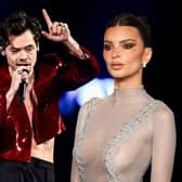Harry Styles is rumoured to be dating model Emily Ratajkowski. (Getty Images/graphic Mark Hall National World)