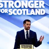 Humza Yousaf won the SNP leadership election with 52% of the vote. (Credit: Getty Images)