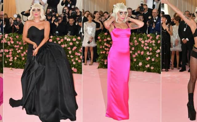 Lady Gaga wore a series of epic outfits to The Met Gala 2019. Photographs by Getty