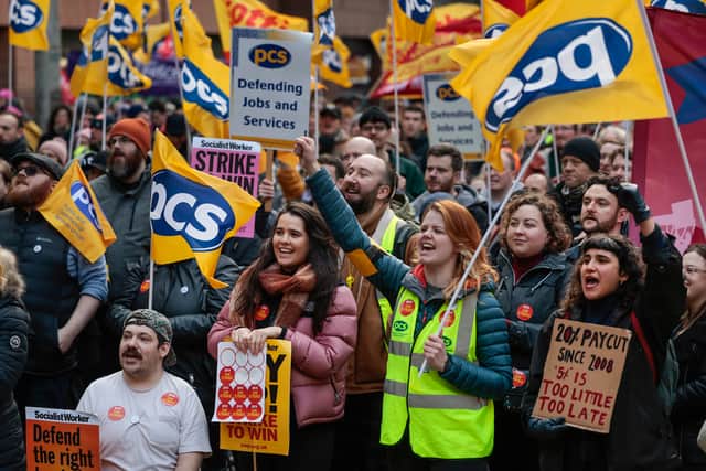 The PCS union said a huge stoppage will take place on 28 April to increase pressure on the government. (Image by Getty Images). 