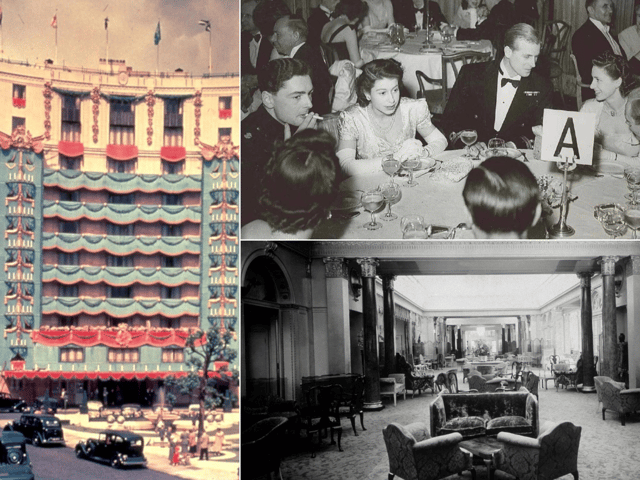 The Dorchester is set to recreate the same decorations for King Charles III coronation as they did for Queen Elizabeth II's coronation in 1953 (Credit: Dorchester Collections/Getty Images)
