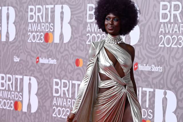 LONDON, ENGLAND - FEBRUARY 11: EDITORIAL USE ONLY: Jodie Turner-Smith attends The BRIT Awards 2023  at The O2 Arena on February 11, 2023 in London, England. (Photo by Gareth Cattermole/Gareth Cattermole/Getty Images)