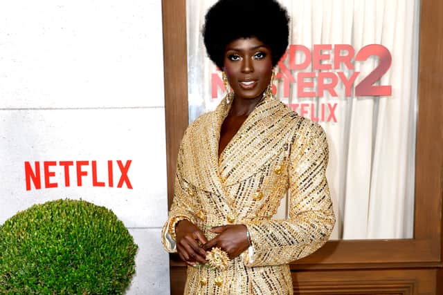 LOS ANGELES, CALIFORNIA - MARCH 28: Jodie Turner-Smith attends the Los Angeles Premiere Of Netflix's "Murder Mystery 2" at Regency Village Theatre on March 28, 2023 in Los Angeles, California. (Photo by Frazer Harrison/Getty Images)