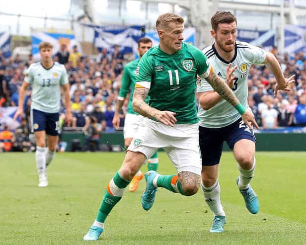Ireland’s James McClean featuring in Nations League fixture against Scotland in 2022