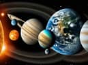 Mercury, Jupiter, Venus, Uranus, Mars and the Moon aligned in the night sky earlier this week (Adobe Stock)
