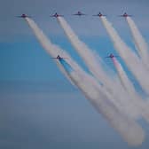 The Royal Air Force Aerobatic Team performed at a number of events last year including the Queen's Platinum Jubilee. (Getty Images)