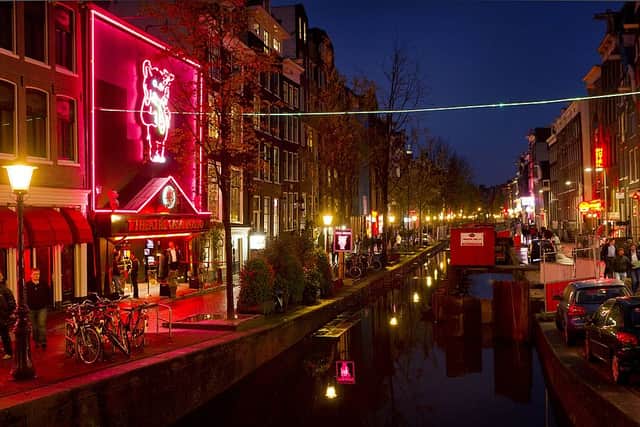Amsterdam is famous for its red-light district, known as De Wallen (Photo: Koen van Weel/AFP via Getty Images)