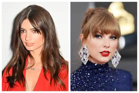 Emily Ratajkowski thinks her friend Taylor Swift has been treated unfairly. Photographs by Getty