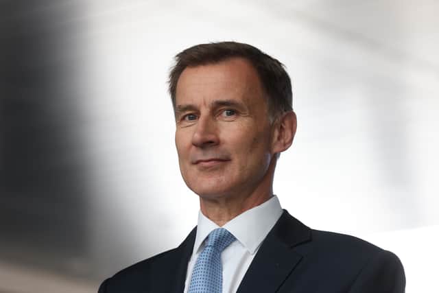 Jeremy Hunt put a positive spin on the latest IMF UK economy figures (image: Getty Images) 