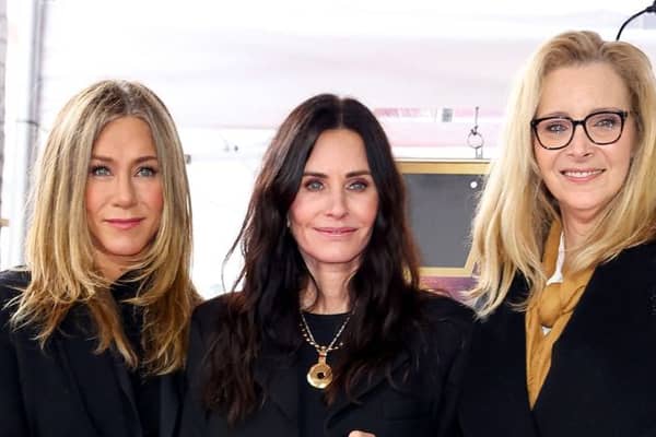 Jennifer Aniston, Courteney Cox and Lisa Kudrow attend the Hollywood Walk of Fame Star Ceremony 