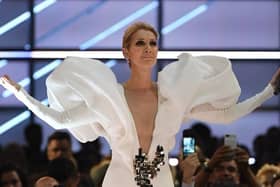 Singer Celine Dion performs onstage during the 2017 Billboard Music Awards at T-Mobile
