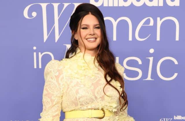 Lana Del Rey is engaged to her short-term partner Evan Winiker (Pic:Getty)