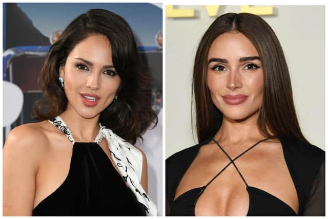 Eiza Gonzalez shares a striking resemblance with model Olivia Culpo. (Getty Images)
