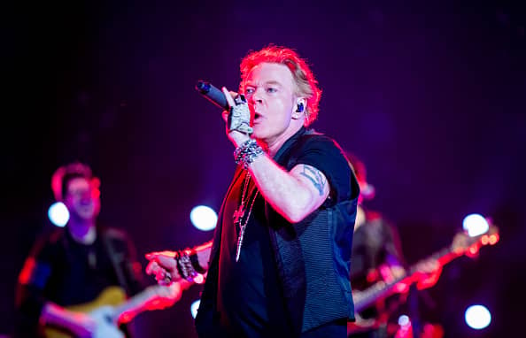 Guns n Roses lead singer Axl Rose. (Allen J. Schaben / Los Angeles Times via Getty Images)