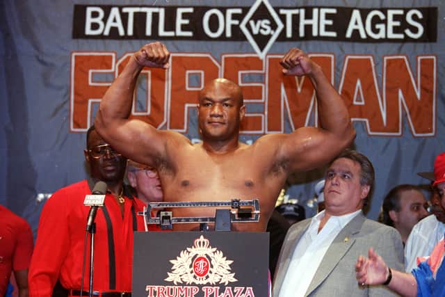 George Foreman is the oldest ever heavyweight champion. (Getty Images)