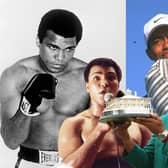 The best sporting comebacks including Muhammad Ali and Tiger Woods. (Getty Images/ Graphic by Mark Hall)